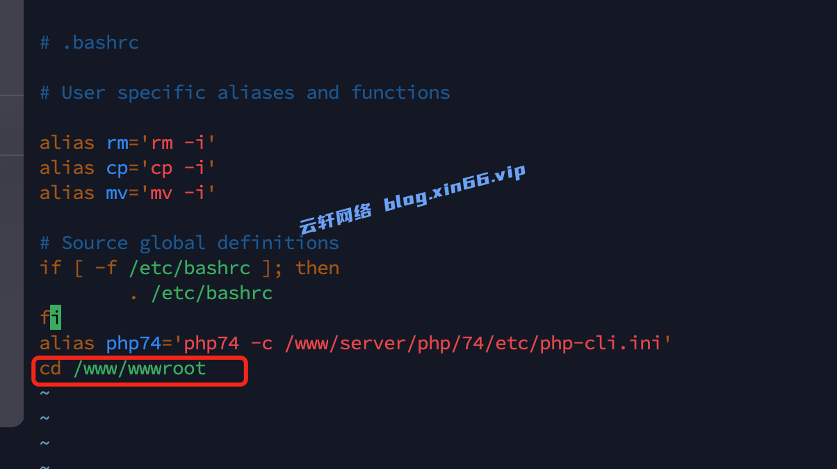 修改 SSH 登录之后的默认路径